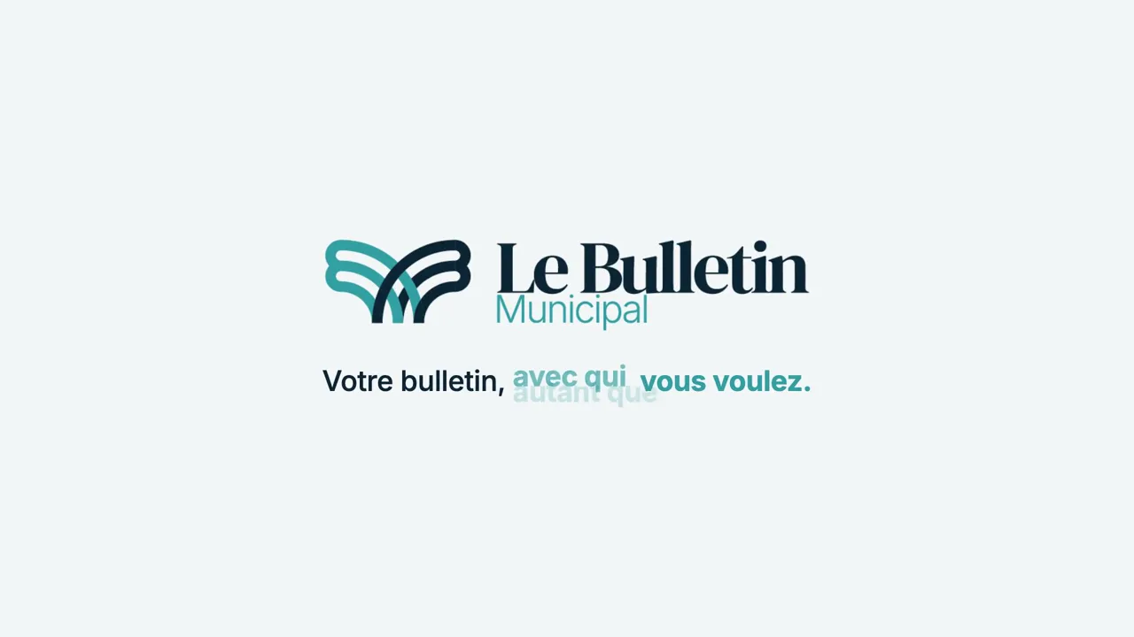 Aperçu de l'application Le Bulletin Municipal